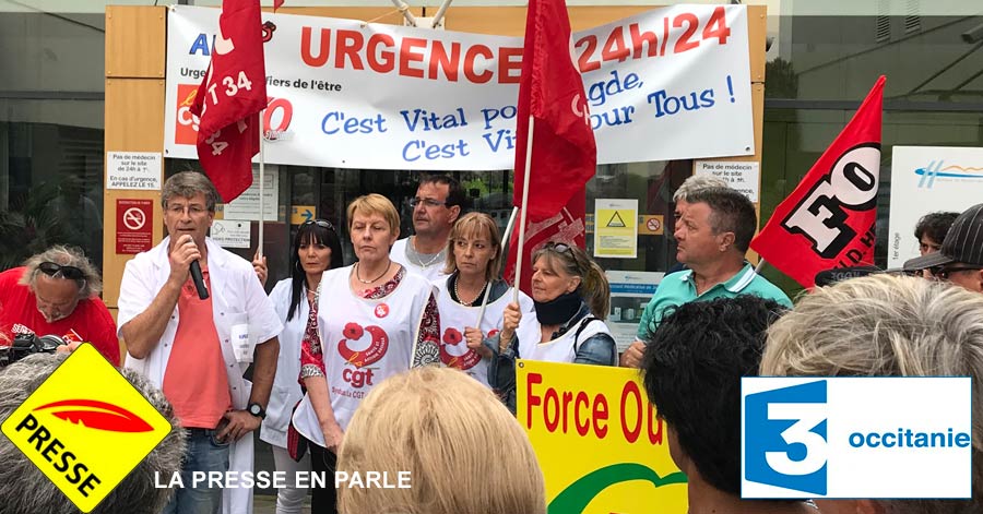 Hérault Agde Video France 3 Occitanie évoque La Manifestation