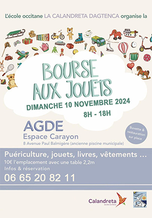 Calandreta Dagtenca bourse aux jouets 