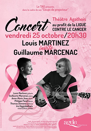 Concert théâtre agathois octobre rose